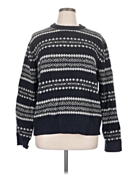 Blue Saks Fifth Avenue Pullover Sweater