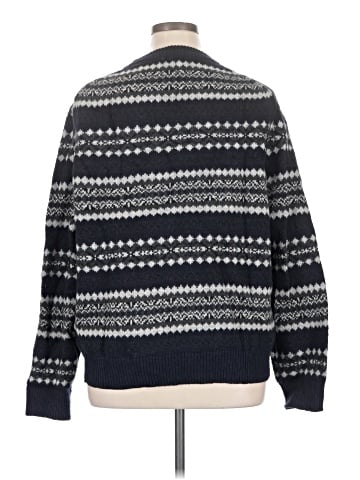 Blue Saks Fifth Avenue Pullover Sweater (view 2)