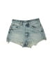 Zara Blue Denim Shorts Size 6 - photo 1
