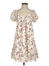 BCBGeneration Floral White Casual Dress Size XS - photo 1