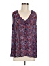 MICHAEL Michael Kors 100% Polyester Blue Sleeveless Blouse Size M - photo 1