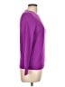 Talbots 100% Cashmere Purple Cashmere Pullover Sweater Size L - photo 4