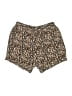 Robert Louis 100% Rayon Animal Print Gold Shorts Size M - photo 1