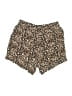Robert Louis 100% Rayon Animal Print Gold Shorts Size M - photo 2