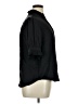 Ann Taylor 100% Polyester Black 3/4 Sleeve Blouse Size XL (petite) - photo 4