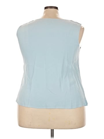 Due Per Due Sleeveless Silk Top (view 2)