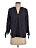 MICHAEL Michael Kors Blue 3/4 Sleeve Blouse Size P (petite) - photo 1