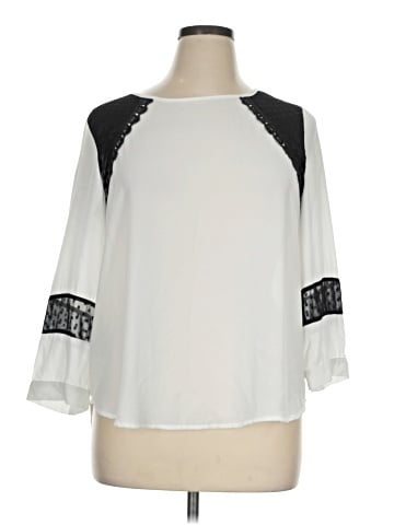 Crescent 3/4 Sleeve Blouse (view 1)