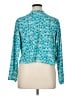 Lands' End Floral Teal Jacket Size 1X - photo 2