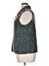Cj Banks Marled Teal Vest Size 0X - photo 5