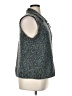 Cj Banks Marled Teal Vest Size 0X - photo 4
