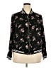 Torrid 100% Rayon Print Black Jacket Size 2X Plus (2) - photo 1