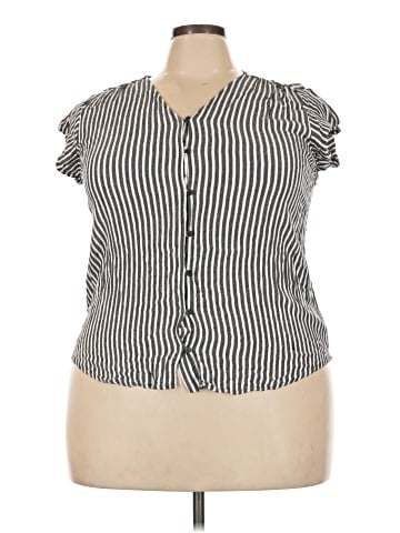 Liz Claiborne Short Sleeve Blouse (view 1)