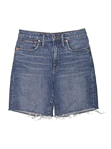 Madewell High-Rise Mid-Length Denim Shorts in Gosford Wash (view 1)