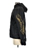 Nike 100% Polyester Graphic Black Windbreaker Size S - photo 5
