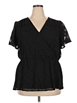 Lane Bryant Short Sleeve Blouse