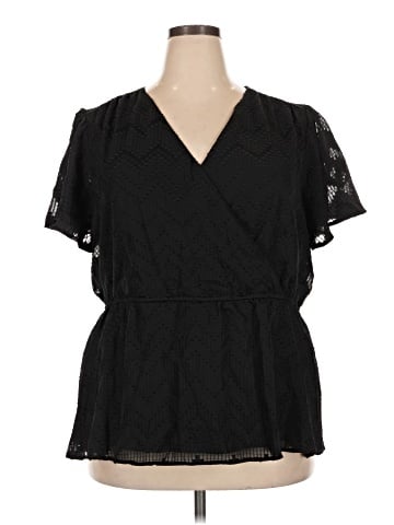 Lane Bryant Short Sleeve Blouse (view 1)