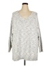 Old Navy 100% Cotton Silver Pullover Sweater Size XXL - photo 1