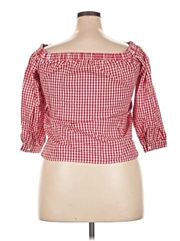 Soprano 3/4 Sleeve Button-Down Shirt (view 2)