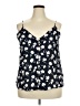 Dna Couture 100% Polyester Blue Sleeveless Blouse Size 2X - photo 1