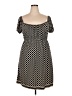 Max Studio Polka Dots Black Casual Dress Size S - photo 1