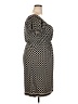 Max Studio Polka Dots Black Casual Dress Size S - photo 4