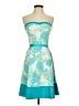 Ruby Rox Paisley Teal Cocktail Dress Size 3 - photo 1