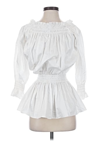 Norma Kamali Long Sleeve Blouse (view 1)