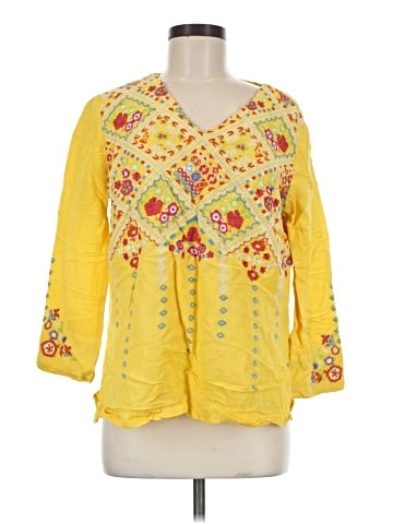 A La Carte 3/4 Sleeve Blouse (view 1)