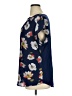 Papermoon 100% Polyester Floral Blue Short Sleeve Blouse Size 1X - photo 5