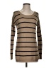 Papermoon Stripes Tan Pullover Sweater Size S - photo 1