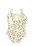 Gabar 100% Polyester Paisley Ivory One Piece Swimsuit Size 14 - photo 2