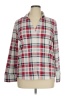 Soma Plaid Red 3/4 Sleeve Button-Down Shirt Size XL - photo 1