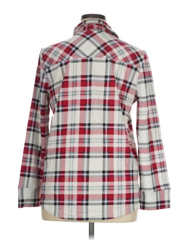 Soma 3/4 Sleeve Button-Down Shirt (view 2)