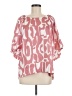Umgee 100% Polyester Pink 3/4 Sleeve Blouse Size M - photo 1