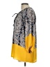 Renee C. 100% Polyester Yellow 3/4 Sleeve Blouse Size L - photo 5