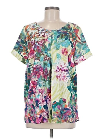 Soft Surroundings Short Sleeve Blouse (view 1)