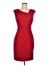 Cache Solid Red Cocktail Dress Size 6 - photo 1
