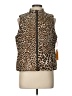 Ruby Rd. 100% Polyester Animal Print Brown Faux Fur Vest Size L (petite) - photo 1