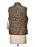Ruby Rd. 100% Polyester Animal Print Brown Faux Fur Vest Size L (petite) - photo 2