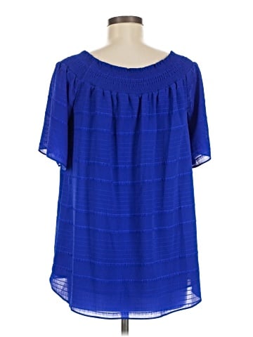 Gibson Latimer Short Sleeve Blouse (view 2)