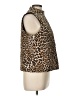 Ruby Rd. 100% Polyester Animal Print Brown Faux Fur Vest Size L (petite) - photo 4