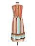 Mossimo 100% Polyester Stripes Orange Casual Dress Size M - photo 2