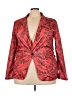 Unbranded 100% Polyester Print Red Blazer Size XXL - photo 1