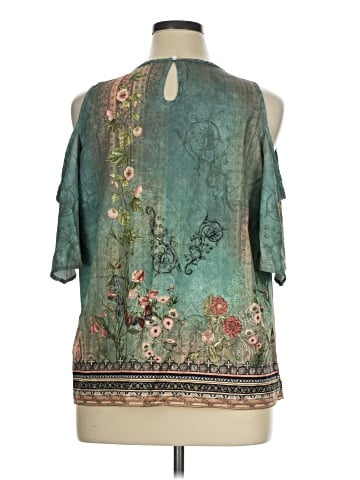 Emery Rose 3/4 Sleeve Blouse (view 2)