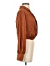 Astr Brown Long Sleeve Blouse Size XS - photo 4