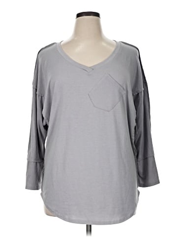 Unbranded 3/4 Sleeve T-Shirt (view 1)