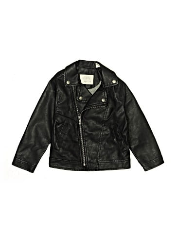 Zara Kids Faux Leather Jacket (view 1)