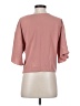 Everly 100% Polyester Pink 3/4 Sleeve Blouse Size S - photo 2