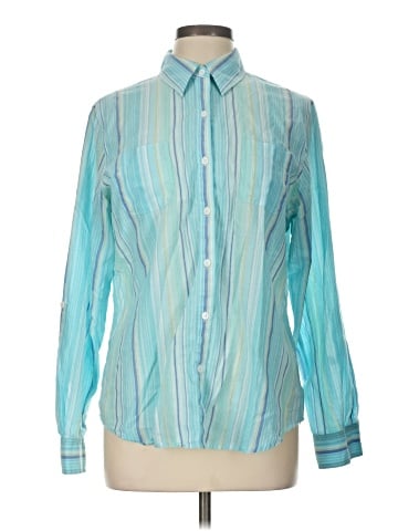 Jones New York Sport Long Sleeve Button-Down Shirt (view 1)